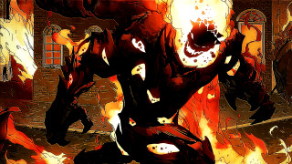 Demonic fire battle embers giant - a demonic demon free wallpaper