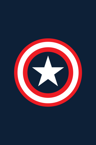 Captain america logo star blue - altermodern free wallpaper