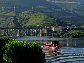 River bridge mountain cityscape nature - a bridge in the distance free wallpaper