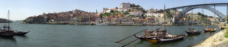 Boats river bridge city hill - top of a river next free wallpaper