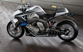 Motorcycle parked wooden floor wall - a wooden floor next free wallpaper