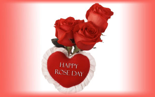 Red heart vase roses happy - vase free wallpaper