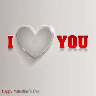 Valentines day card heart i - free valentines wallpaper