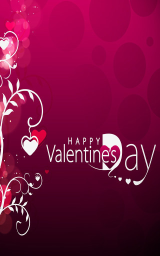 Valentines day background hearts flowers - free valentines wallpaper