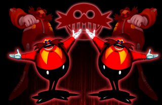 Red birds glowing skull symbol - symbol free wallpaper