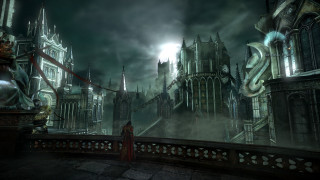 City giant clock tower statue - bloodborne free wallpaper