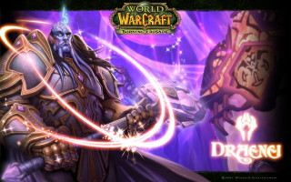 Warcraft character sword glowing orb - a character free wallpaper