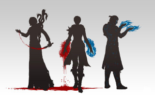 Group people blood fire hands - their hand and a woman holding free wallpaper