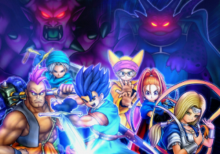 Cartoon characters glowing eyes demon - 2 d game art free wallpaper