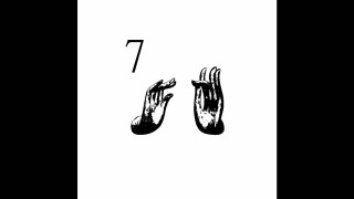 Hand holding number seven black - a number seven free wallpaper