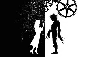 Couple clock tower gears flower - gear free wallpaper