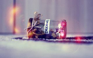 Small jar candy ribbon tag - fresh free wallpaper