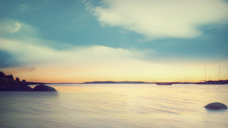 Boat sunset water clouds sky - sunset free wallpaper