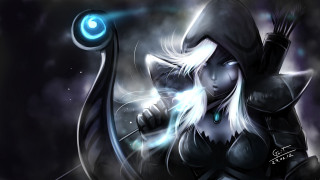 Woman sword glowing orb hand - orb free wallpaper