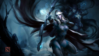 Woman sword demon glowing armor - league of legends concept art free wallpaper