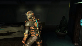 Futuristic man dark room neon 2 - futuristic free wallpaper