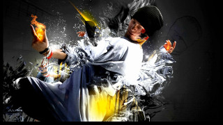 Man hat glasses bottle cigarette - holding free wallpaper