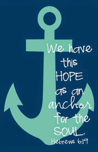 Blue anchor bible verse anchor - a.d.m. cooper free wallpaper