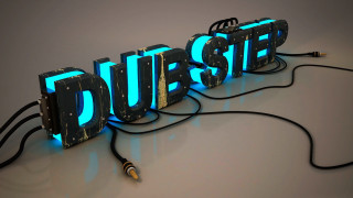 Blue letters connected cord microphone - beeple free wallpaper
