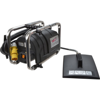 Black silver device yellow hose - airbrush free wallpaper