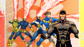 Superheroes comic book yellow background - alan davis free wallpaper