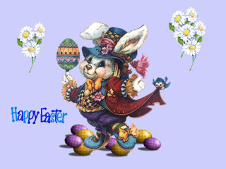 Happy easter bunny skateboard egg - happy free wallpaper