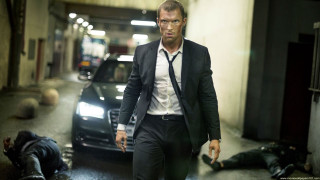 Man suit walking car hallway - movie still free wallpaper