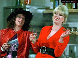 Two women red dresses holding - alison debenham free wallpaper