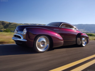 Purple car driving road green - a purple car free wallpaper