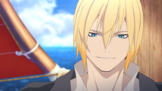 Blonde man blueeyes sailboat outdoors - a black jacket free wallpaper