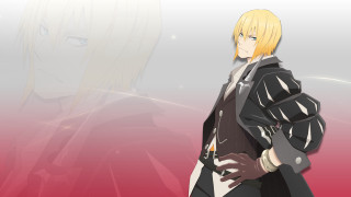 Man black jacket red background - his hand and a cigarette free wallpaper