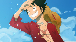 Red shirt jacket man salute - his head in free wallpaper