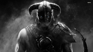 Man helmet horns sword warrior - a man in a helmet free wallpaper