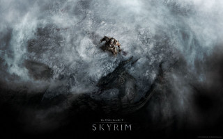 Man boat water skyrim logo - a man in a boat free wallpaper