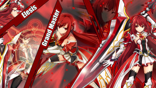 Anime redhair redeyes group characters - red eye free wallpaper
