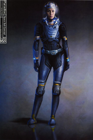 Eve ryder space suit studio - free sci-fi wallpaper