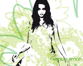Woman white dress green white - modern free wallpaper