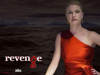 Woman red dress water night - serial free wallpaper