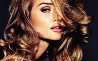 Woman long hair necklace black - facial feature free wallpaper