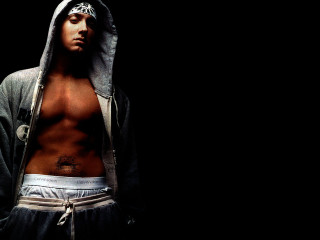 Man hoodie no shirt dark 2 - his shirt open free wallpaper