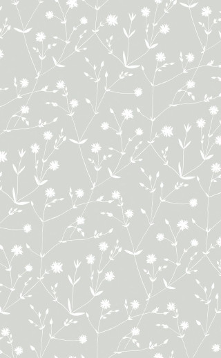 White flower pattern gray background 3 - a gray background free wallpaper