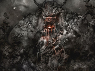 Demonic artwork red eye demonic - ed binkley free wallpaper