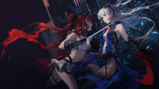 Anime characters swords blood colors - a sword and the other free wallpaper