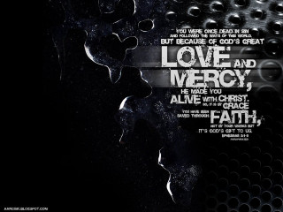 Love mercy black white photo - circle free wallpaper