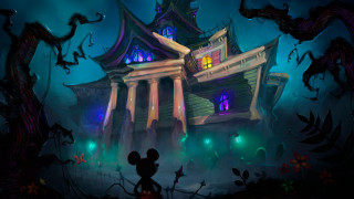 Mickey mouse building light creepy - league of legends concept art free wallpaper