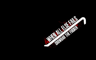 Black background white arrow red - sign free wallpaper