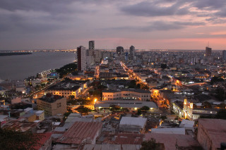 City night buildings lights water - building free wallpaper for desktop