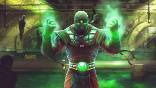Green suited man holding glowing - a green suit holding free wallpaper