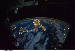 Earth night space europe united - the earth free wallpaper