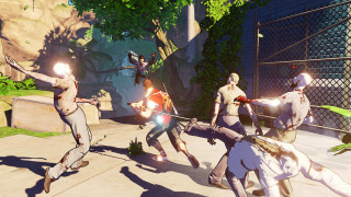 Group video game light arms - one person holding free wallpaper